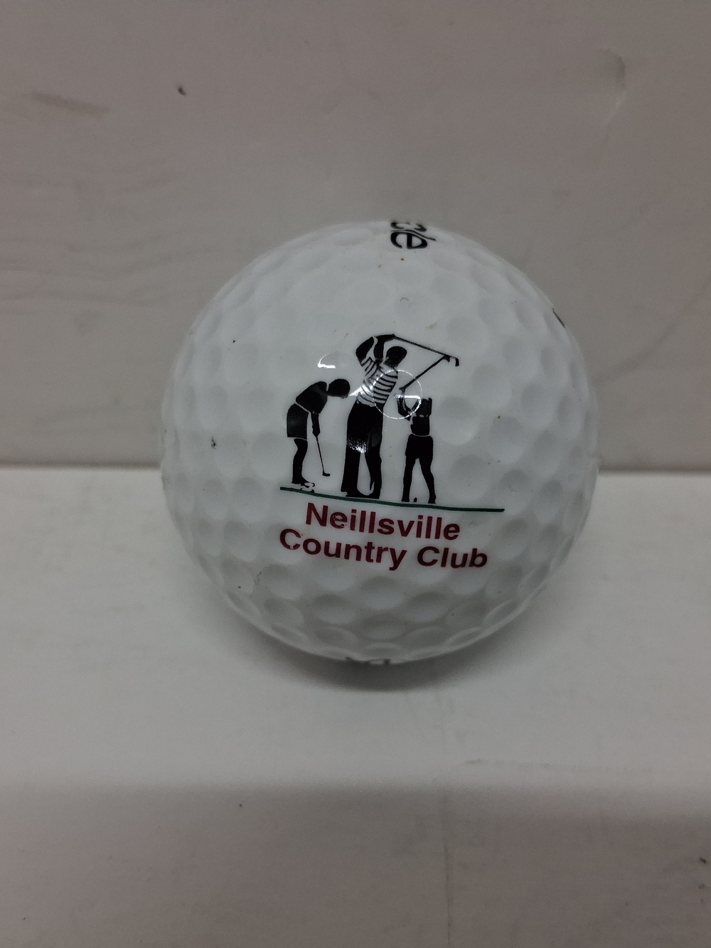 Neillsville Country Club White Golf Ball - Branded Logo